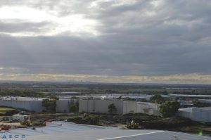 City of Melbourne in the distance