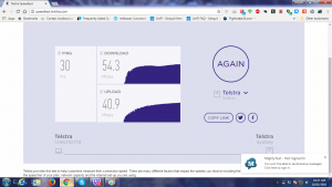 Speed test