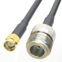 LCU195 1.5m  Coaxial Cable - SMA Male to N Female