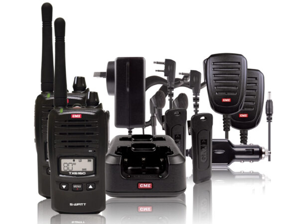 GME TX6160TP Comm-Kit 5 Watt Handheld UHF CB Radios