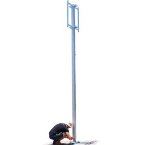 Freestanding Hinged Mast - 15m