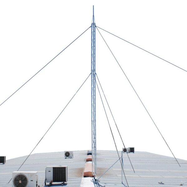 21 metre Aluminium Lattice Serviceable Guyed Tower