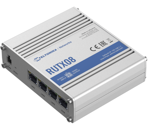 Teltonika RUTX08 Industrial Gigabit Ethernet Router