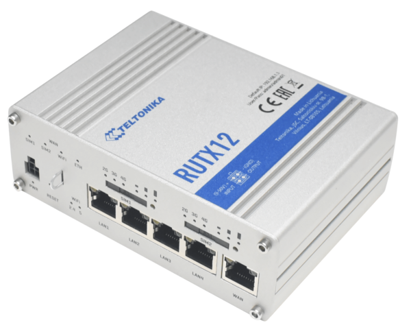 Teltonika RUTX12 Dual LTE-A Cellular IoT Router